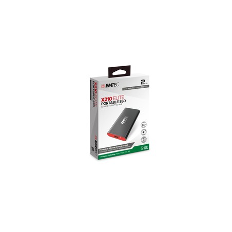 Emtec X210 Elite 2 Tb Black Red